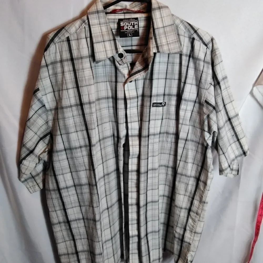 South Pole plaid shirt 